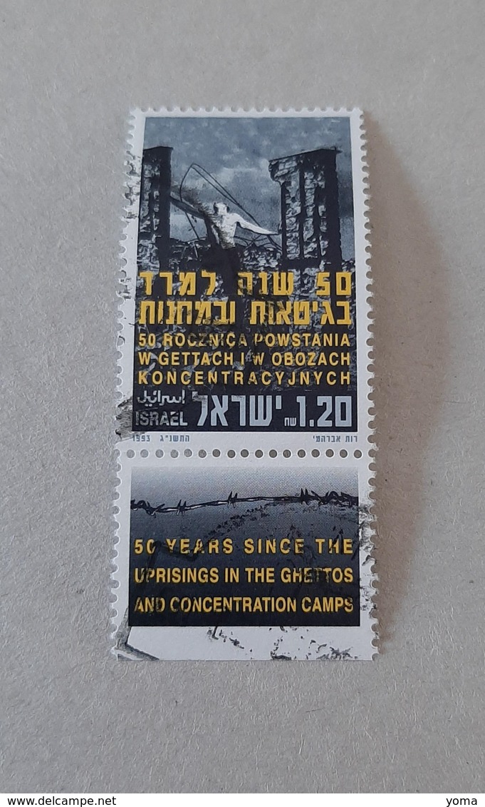 N° 1206       50 Ans De La Révolte Dans Les Ghettos Et Camp De Concentrations - Used Stamps (with Tabs)