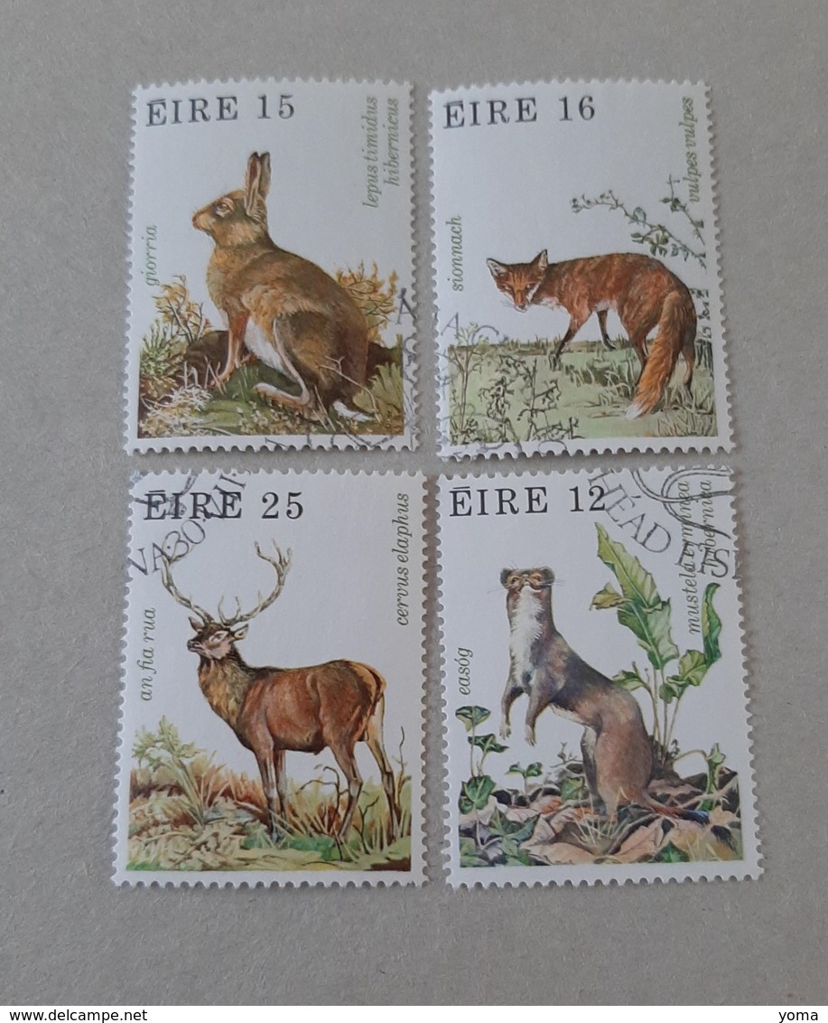 N° 424 à 427       Animaux Sauvages De La Forêt - Used Stamps