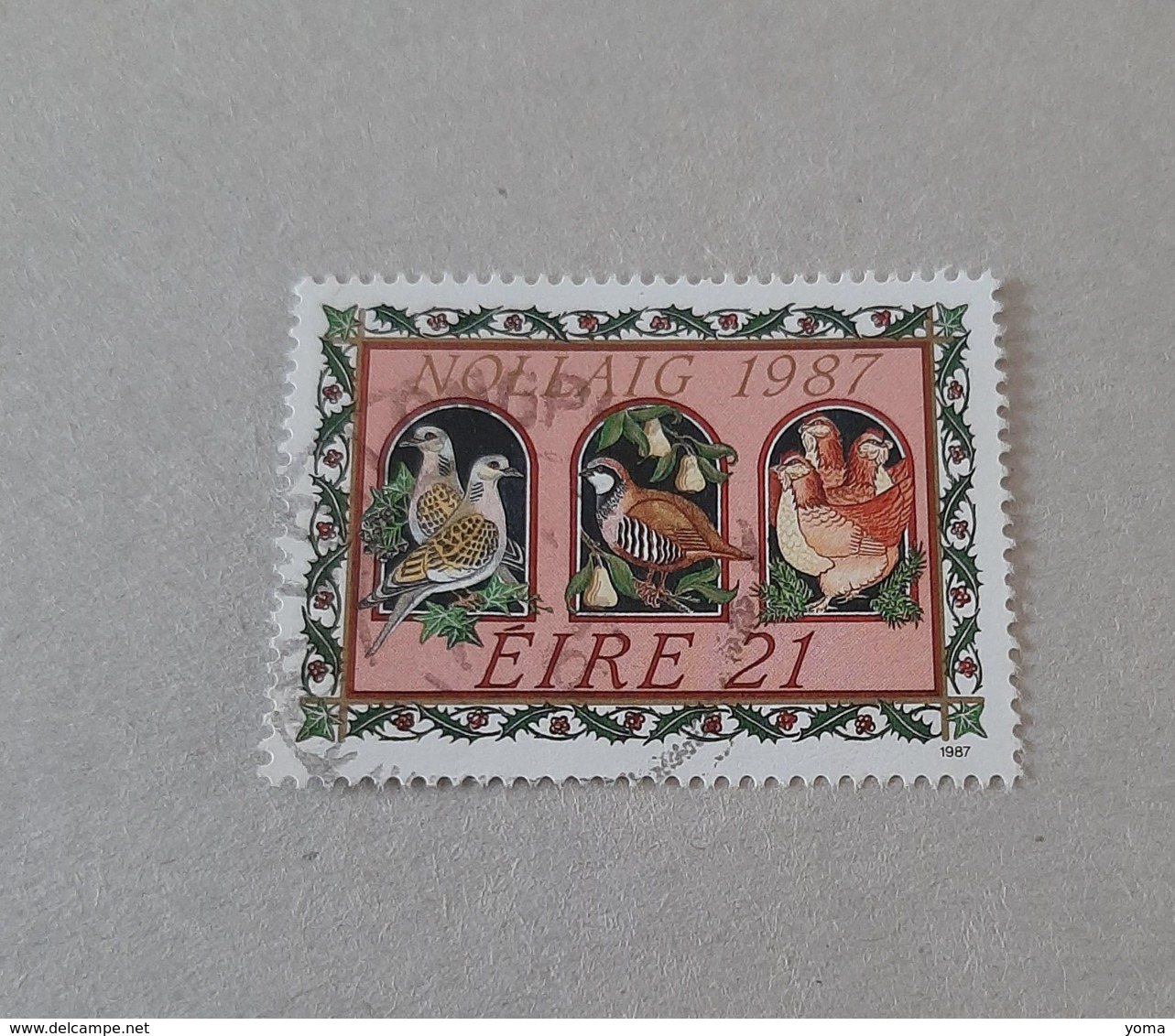 N° 642       Noël 1987 - Used Stamps