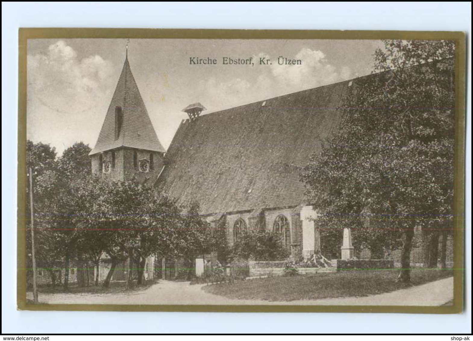 Y15953/ Kirche Ebstorf Kr. Uelzen AK 1925 - Other & Unclassified