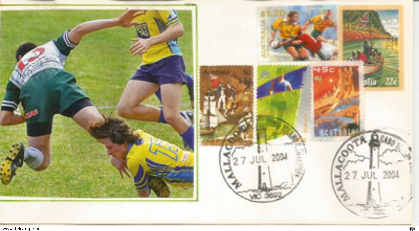 AUSTRALIA. Wallaby Gold: 100 Years Of Australian Test Rugby, Mallacoota.Gabo Island. VIC (cover) - Variétés Et Curiosités