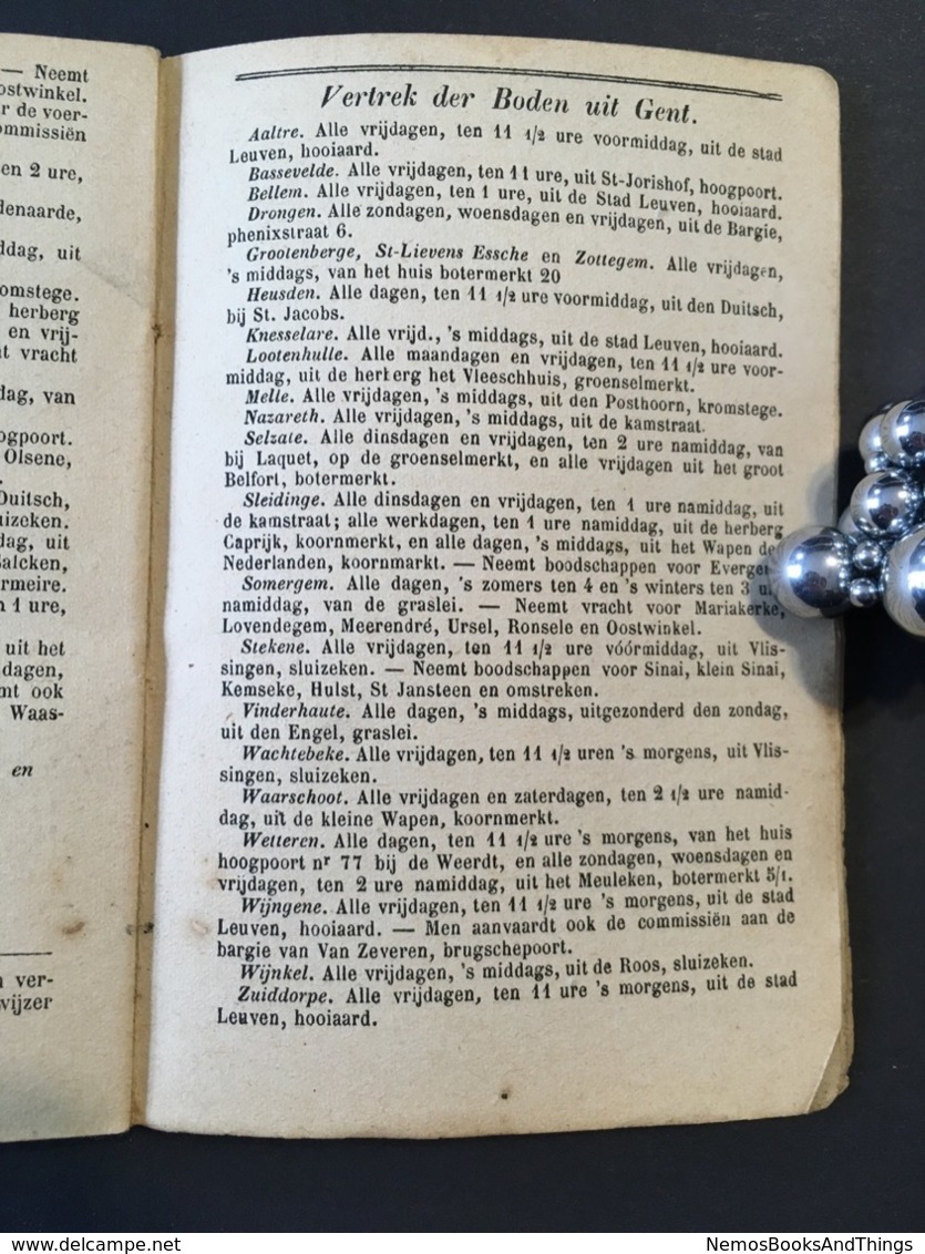 GENT - 1887 - Milanen of Geriefelijken Almanak voor alle Neringdoende Personen