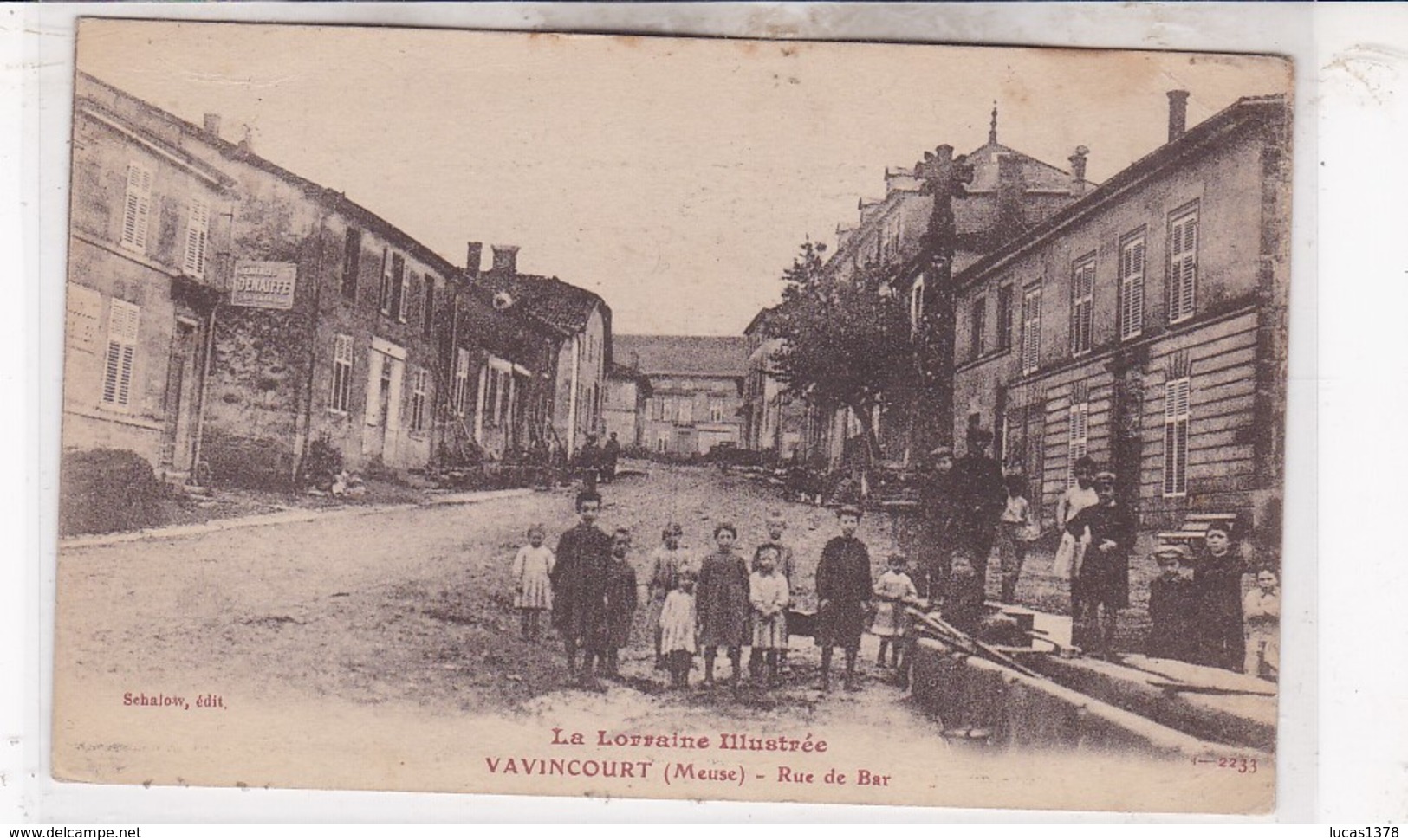 55 / VAVINCOURT / RUE DE BAR / TRES ANIMEE - Vavincourt