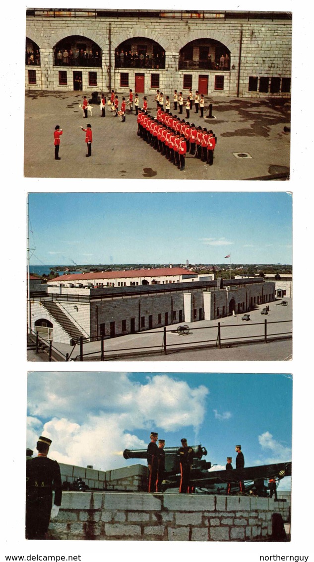 11 Different KINGSTON, Ontario, Canada, Old Fort Henry, Mixed Era Postcards. - Kingston