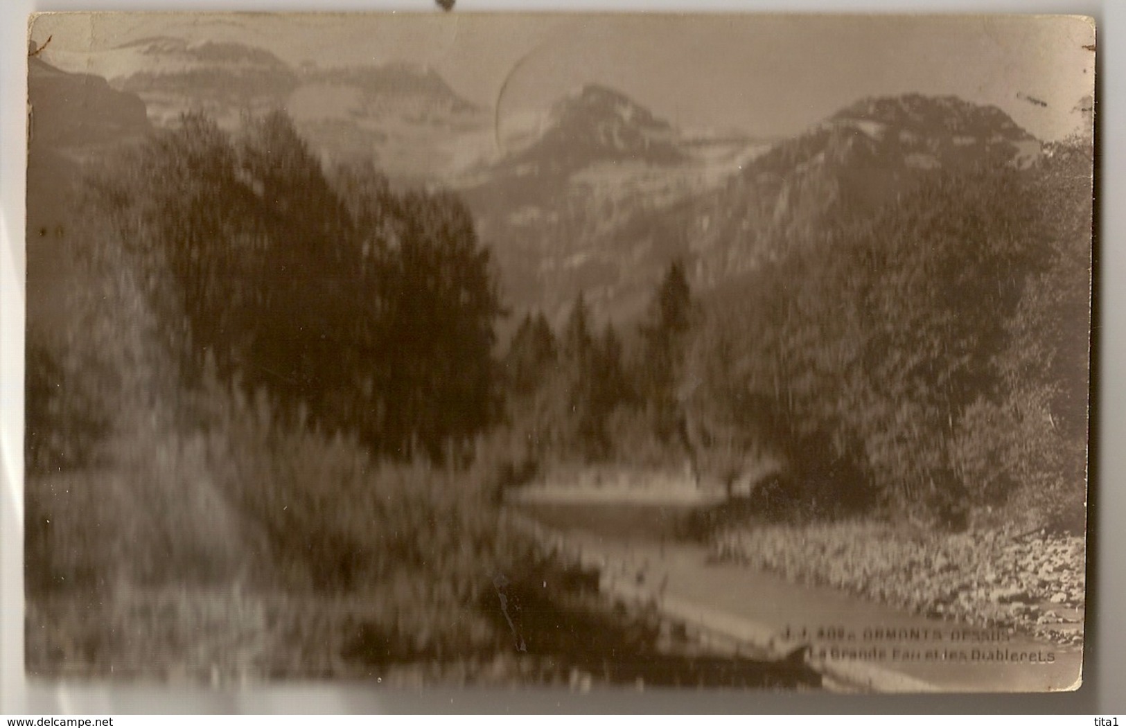 S8160 - Ormont-Dessus - La Grande Eau Et Les Diablerets - Ormont-Dessus 