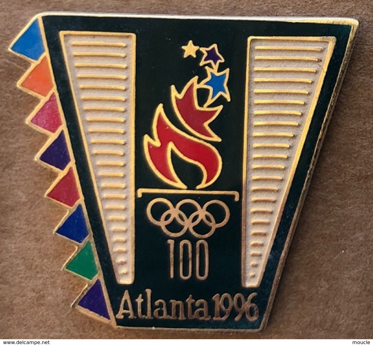 JEUX OLYMPIQUES - OLYMPIC GAME - ATLANTA 1996 - FLAMME - 100th - 100ème - EGF   -          (24) - Olympic Games