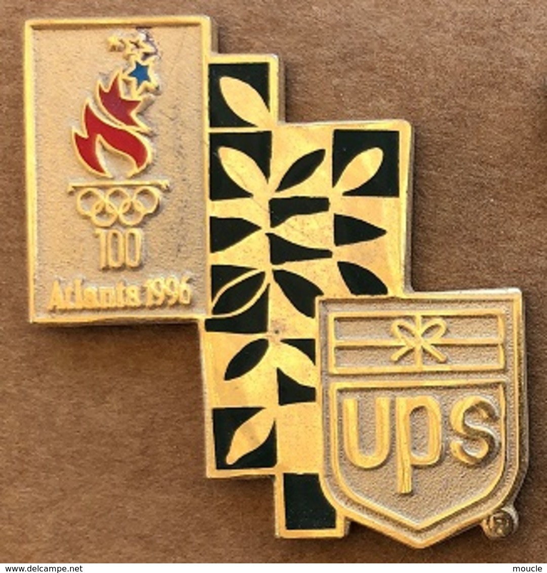 JEUX OLYMPIQUES - OLYMPIC GAME - ATLANTA 1996 - FLAMME - 100th - 100ème - SPONSOR UPS - EGF   -          (24) - Olympic Games