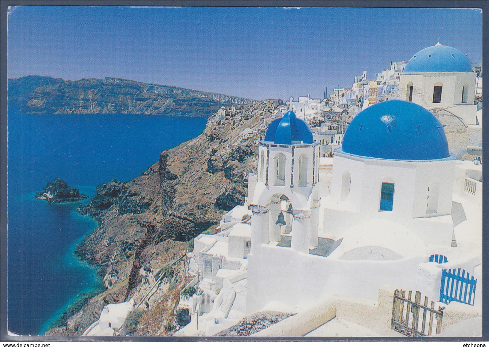 = Timbre Sur Carte Postale Grèce,  Danseurs, 2002 - Brieven En Documenten