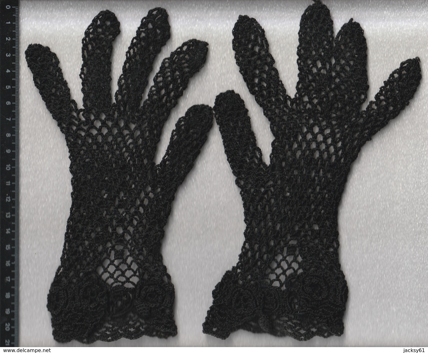 Gants Ancien Au Crochet - Sonstige & Ohne Zuordnung