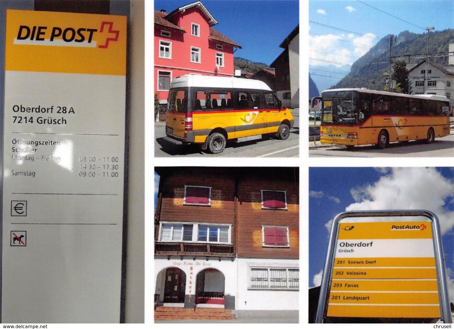 Grüsch  5 Bild  Postauto Limitierte Auflage! - Grüsch