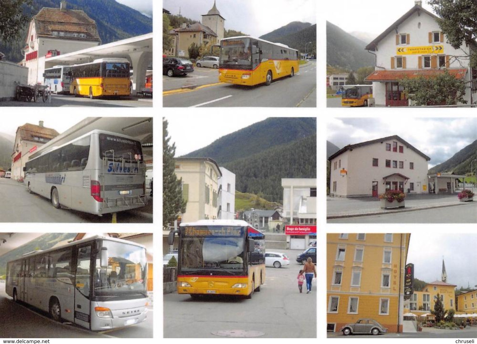 Zernez   8  Bild  Postauto Limitierte Auflage! - Zernez