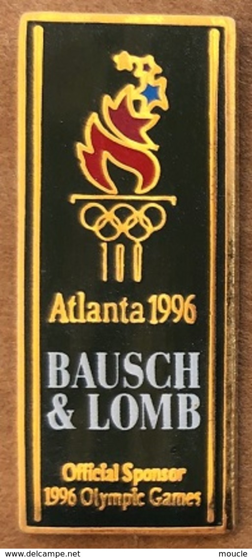 JEUX OLYMPIQUES - OLYMPIC GAMES ATLANTA 1996 - 100th - 100ème -  FLAMME - BAUSCH & LOMB - OFFICIAL SPONSOR - EGF-  (24) - Jeux Olympiques