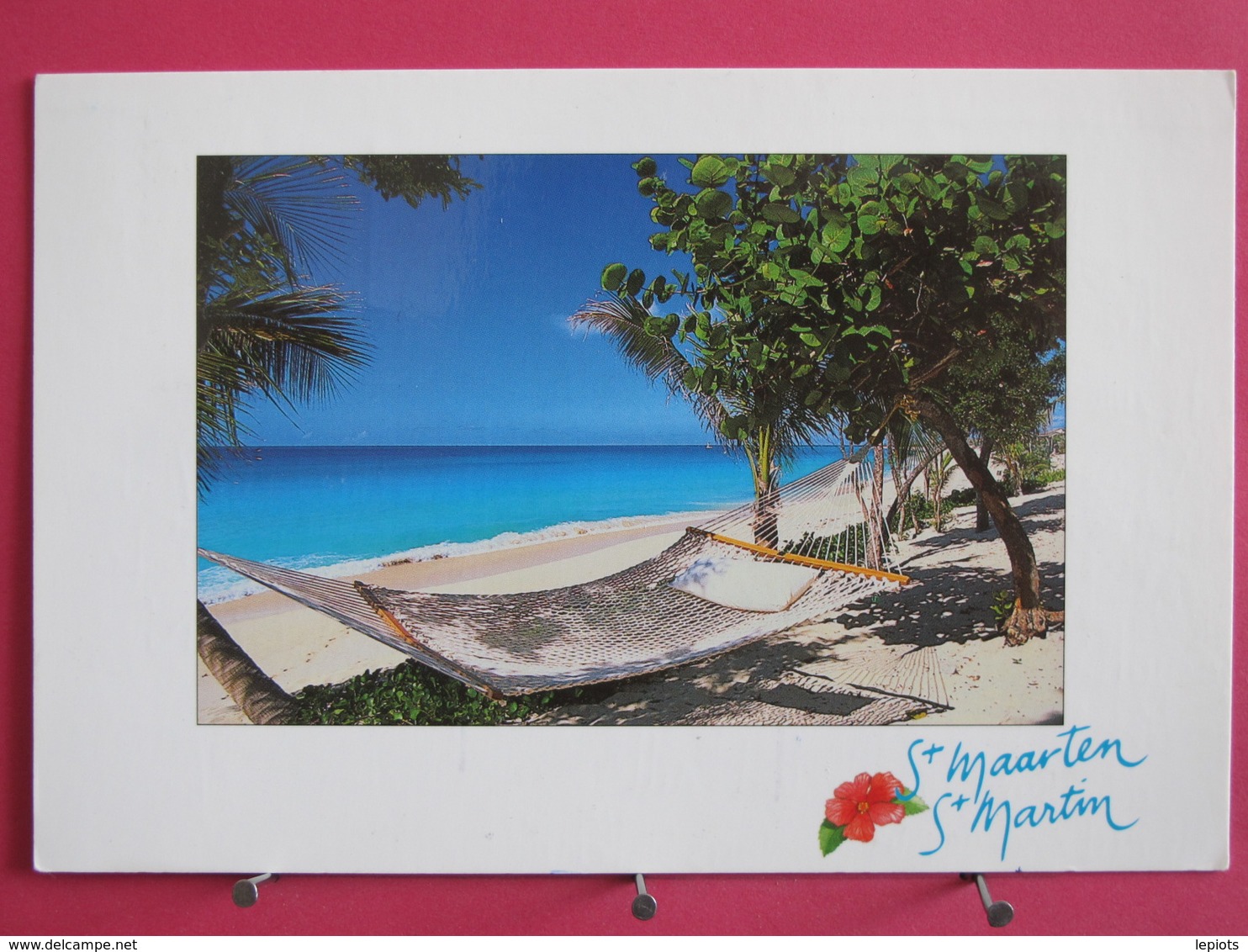 Guadeloupe - St Martin - St Maarten - Hamac Sur La Plage - Recto Verso - Saint Martin