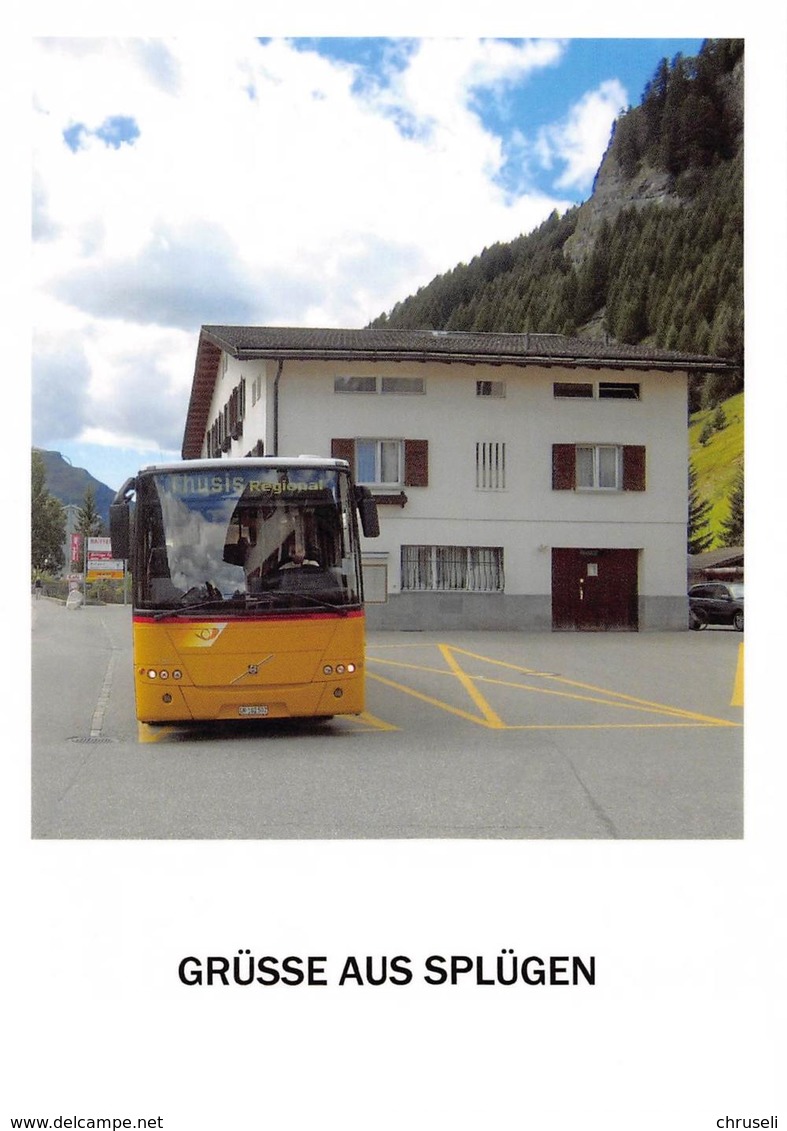 Splügen     Postauto H   Limitierte Auflage! - Splügen