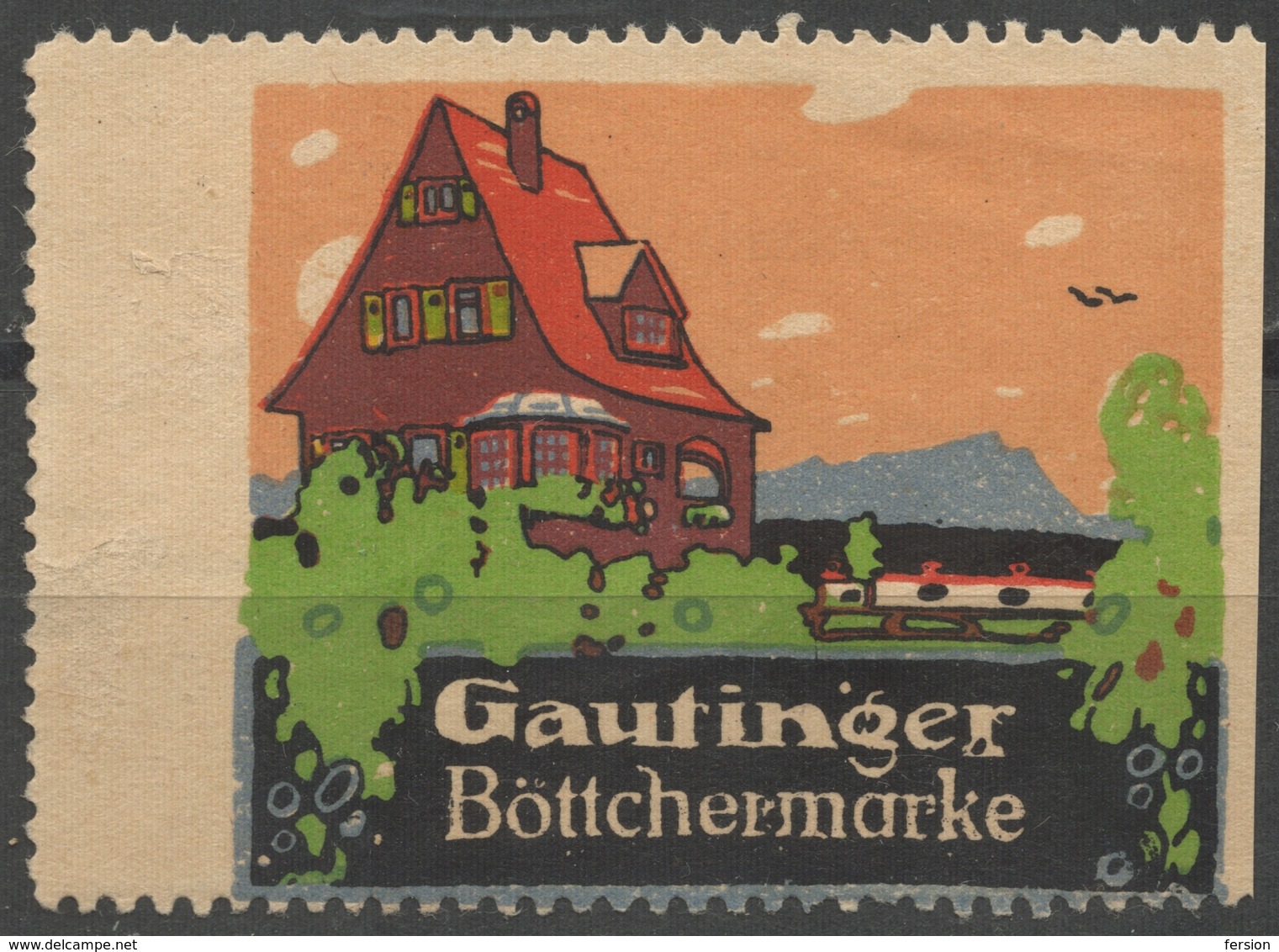Gautinger Böttchermarke GERMANY Gauting / LABEL CINDERELLA VIGNETTE - Other & Unclassified