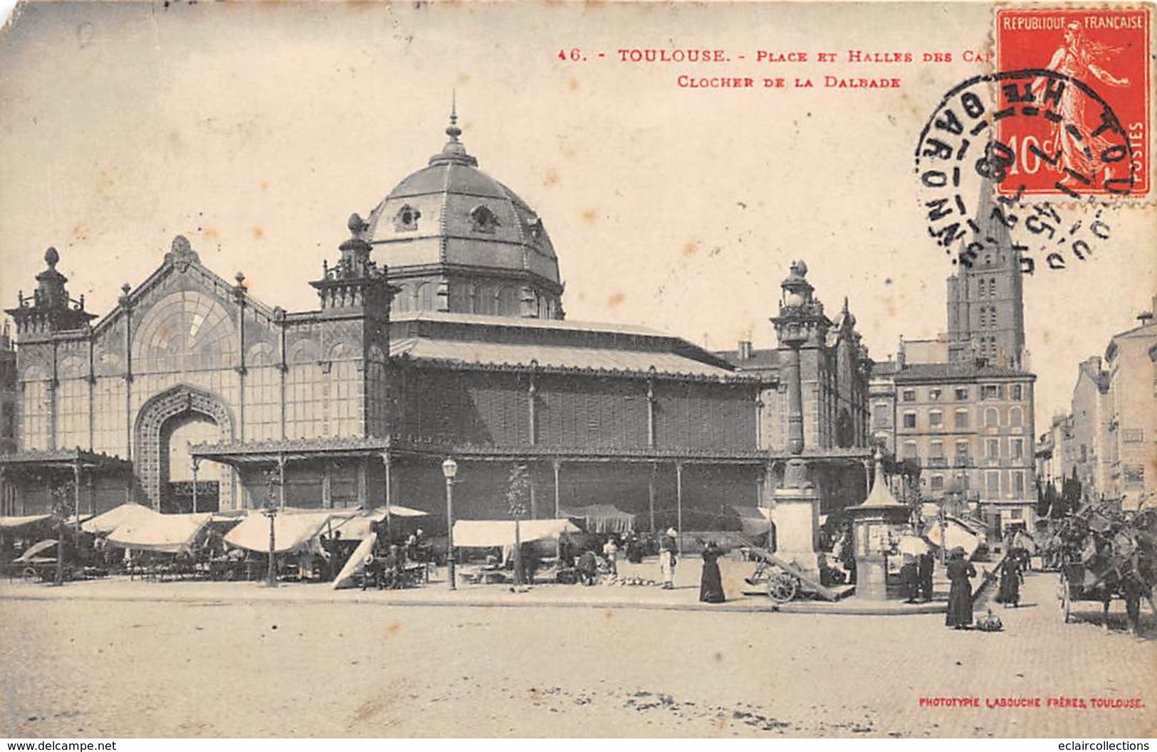 Toulouse        31       Lot de 25 cartes thème Les Marchés et les Halles  dont doubles        ( Voir scan)