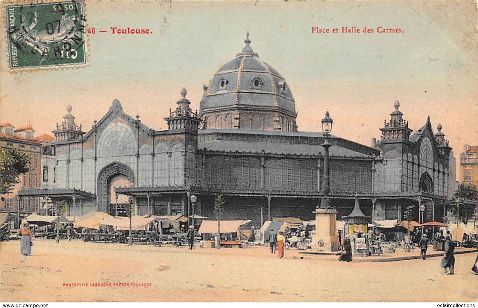 Toulouse        31       Lot de 25 cartes thème Les Marchés et les Halles  dont doubles        ( Voir scan)