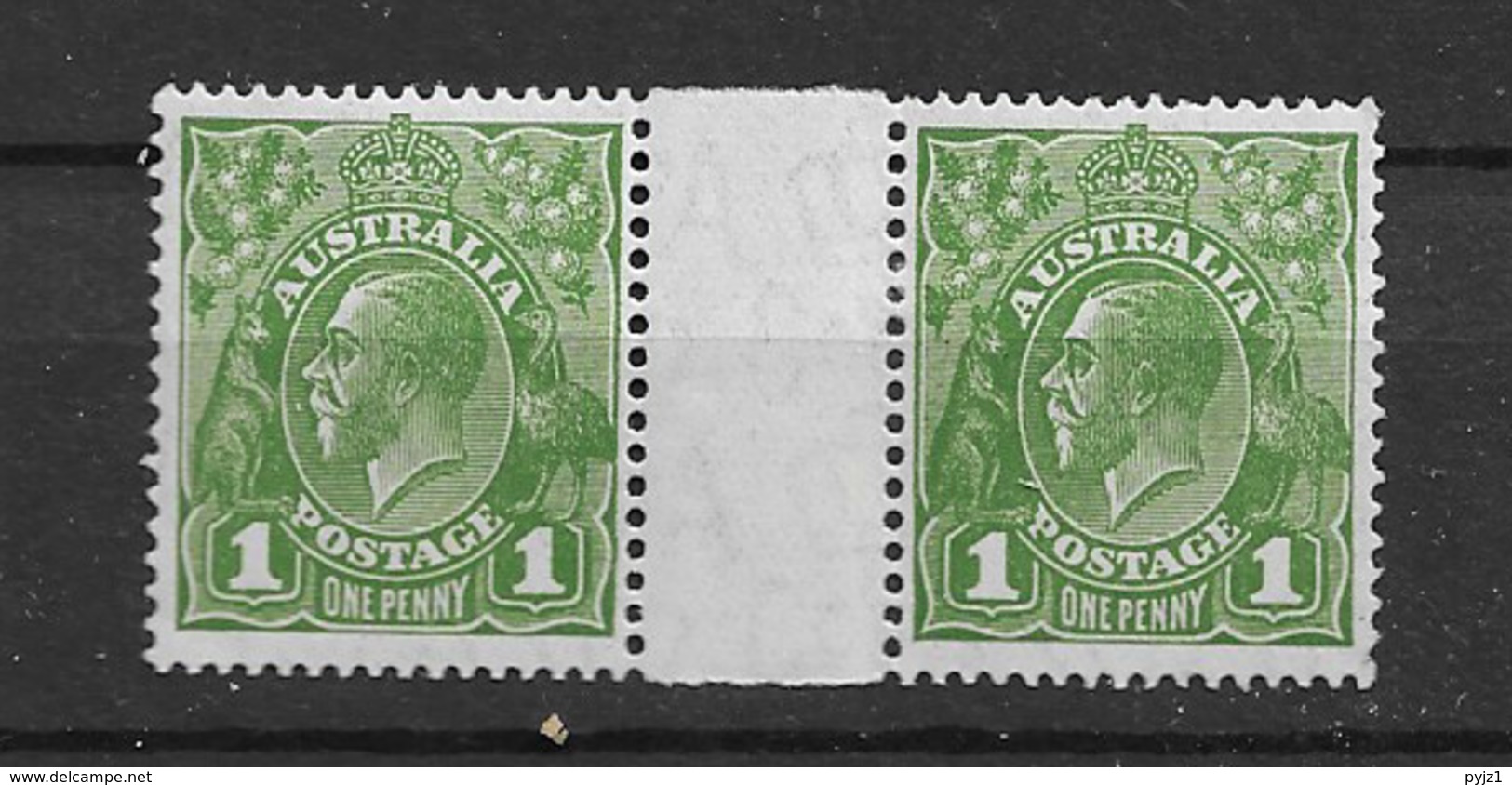1926 MH Australia  WMK Multiple Crown Michel 77A  Perf 14 - Mint Stamps