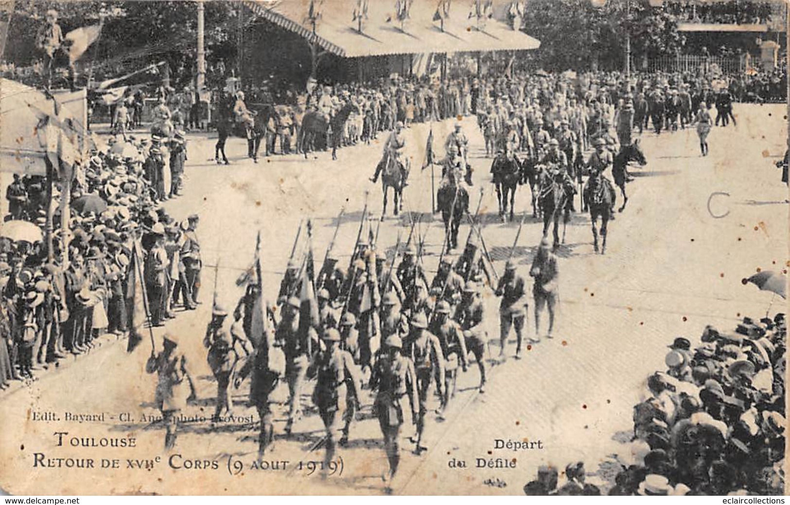 Toulouse       31    Militaires Retour Du XVII ème Corps    (Pli Voir Scan) - Toulouse