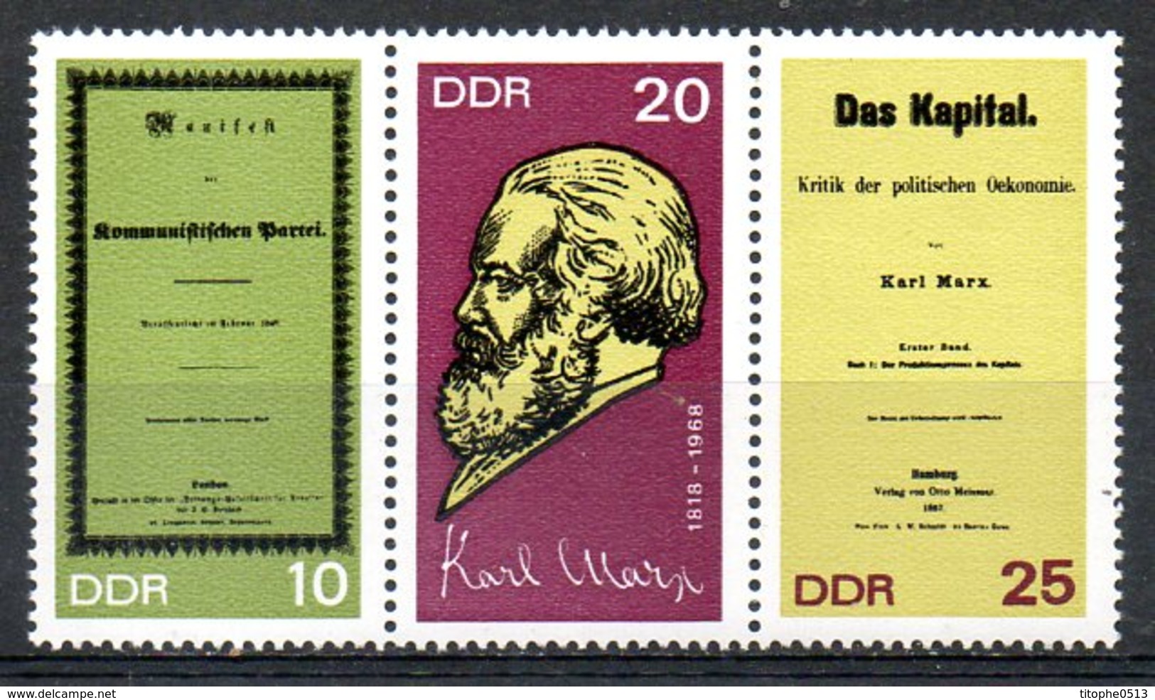 RDA. N°1063A De 1968. Karl Marx. - Karl Marx