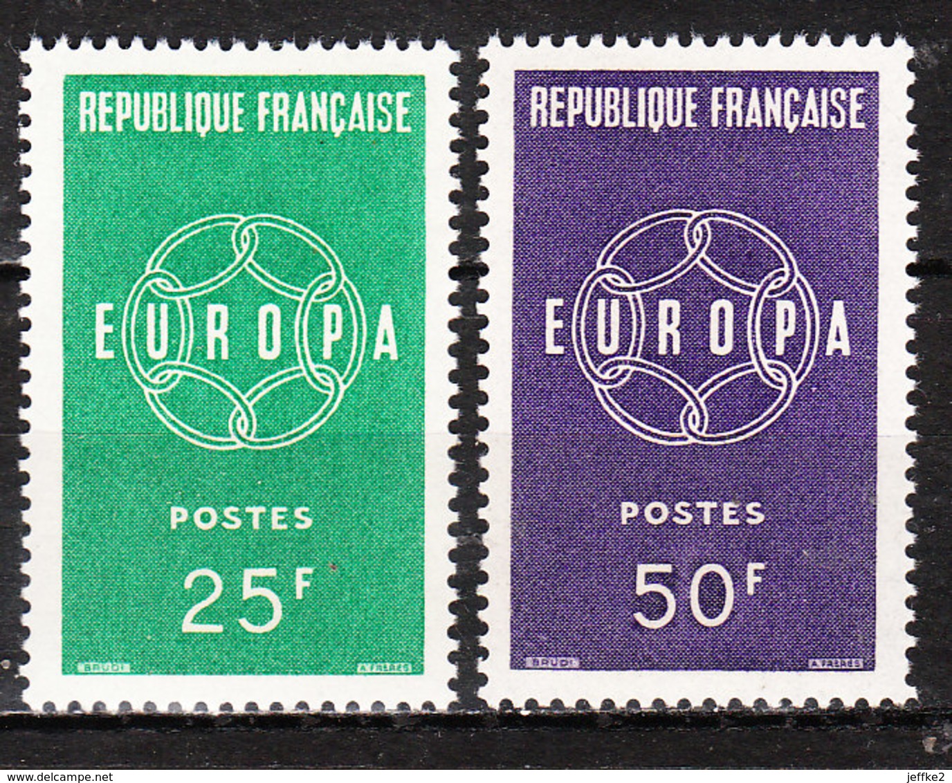 1218/19**  Europa 1959 - Série Complète - MNH** - LOOK!!!! - Unused Stamps