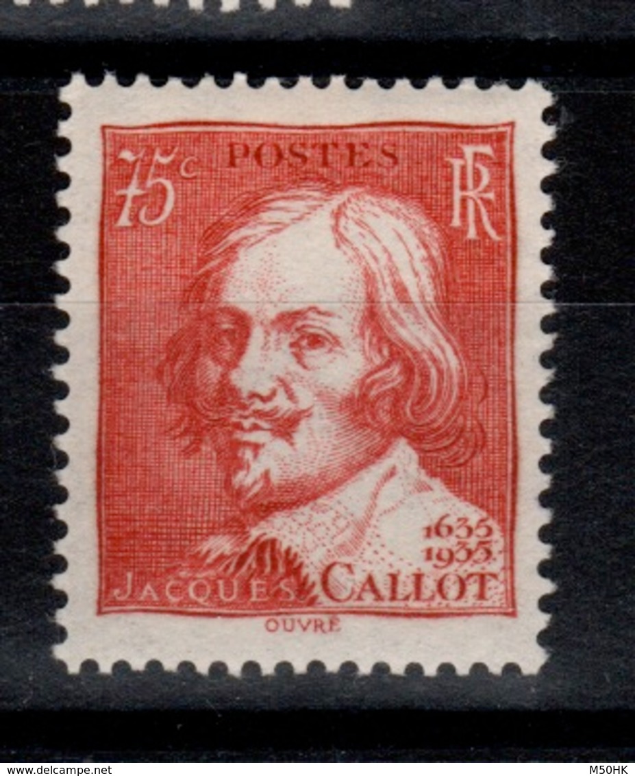 YV 306 N* (infime Trace) Callot Cote 12 Euros - Unused Stamps