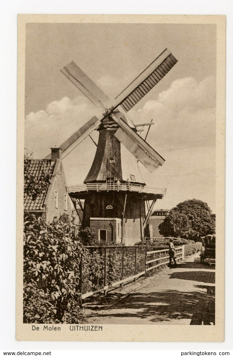 D245 - Uithuizen - Molen - Moulin - Mill - Mühle - Uithuizen