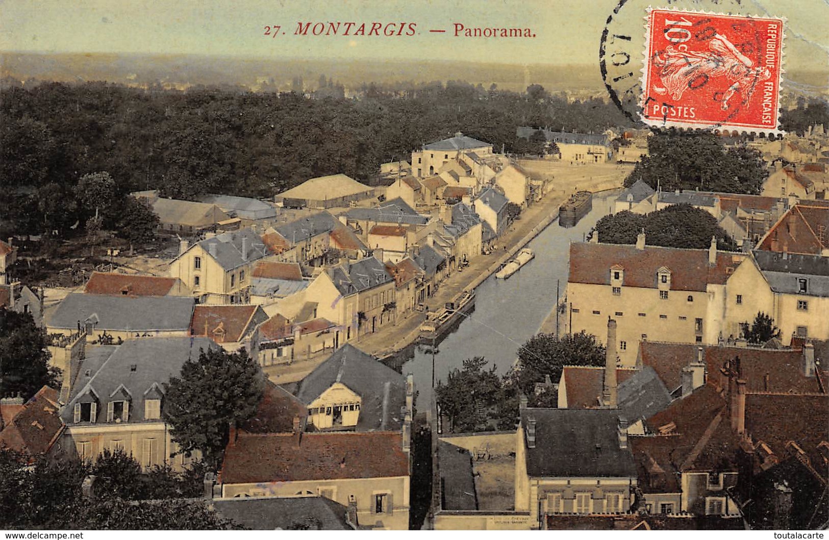 CPA 45 MONTARGIS PANORAMA - Montargis