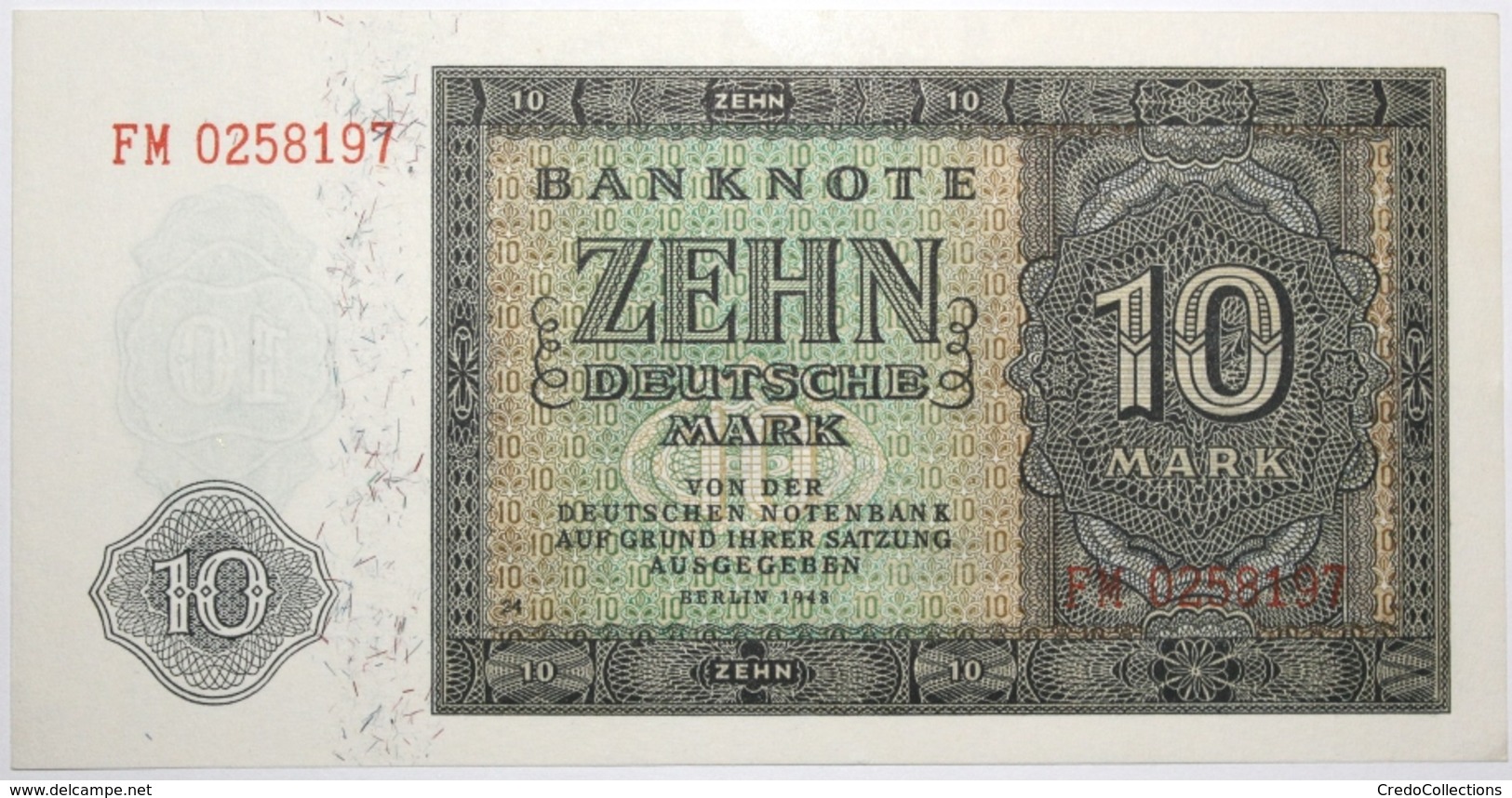 Allemagne De L'Est - 10 Deutsche Mark - 1948 - PICK 12b - NEUF - 10 Mark