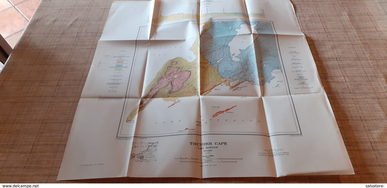 CARTINA CANADA  DEPARTMENT OF MINE 1924 - Wereld