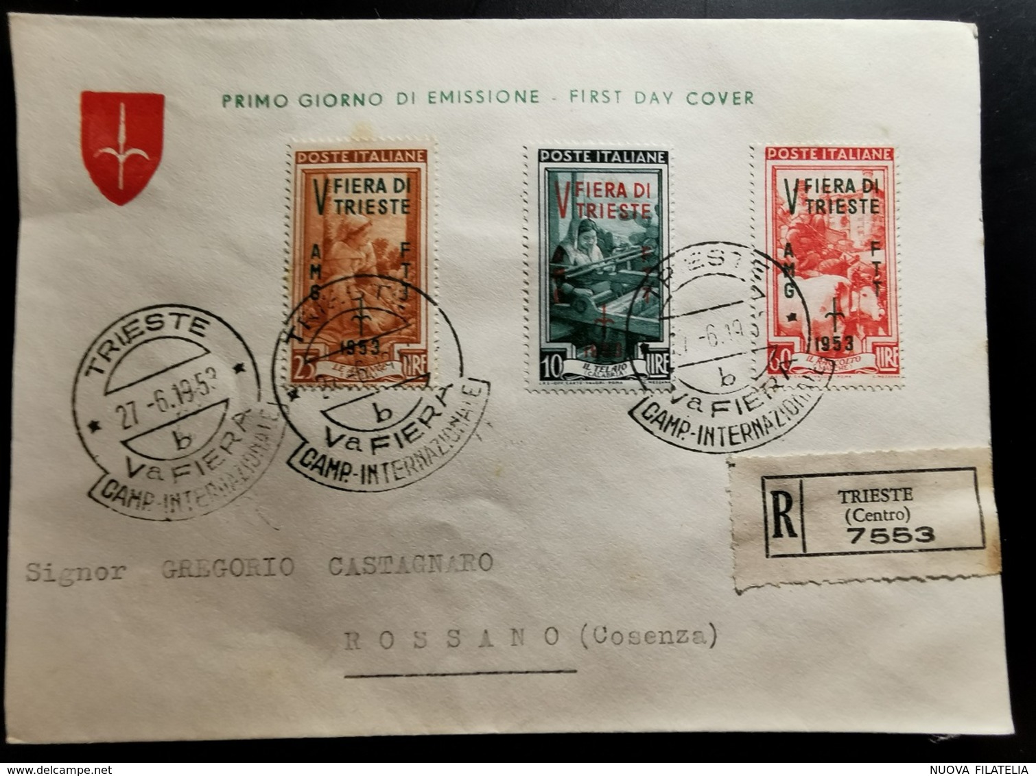 TRIESTE 1953 V FIERA DI TRIESTE - Andere & Zonder Classificatie