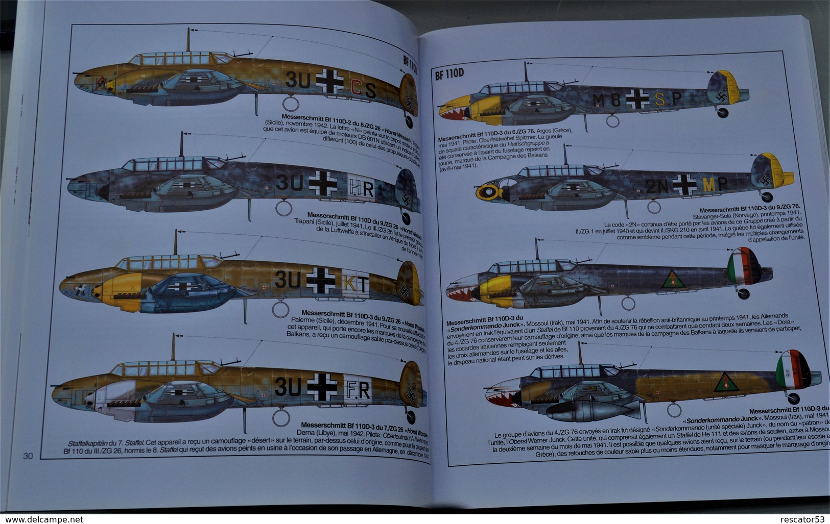 Rare Livre Histoire Et Collection  Les Avions Me 110 De 1939 à 1945 - 1939-45