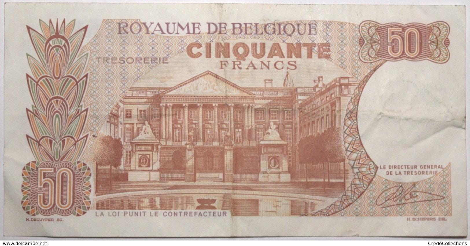 Belgique - 50 Francs - 1966 - PICK 139a.4 - TTB+ - Autres & Non Classés