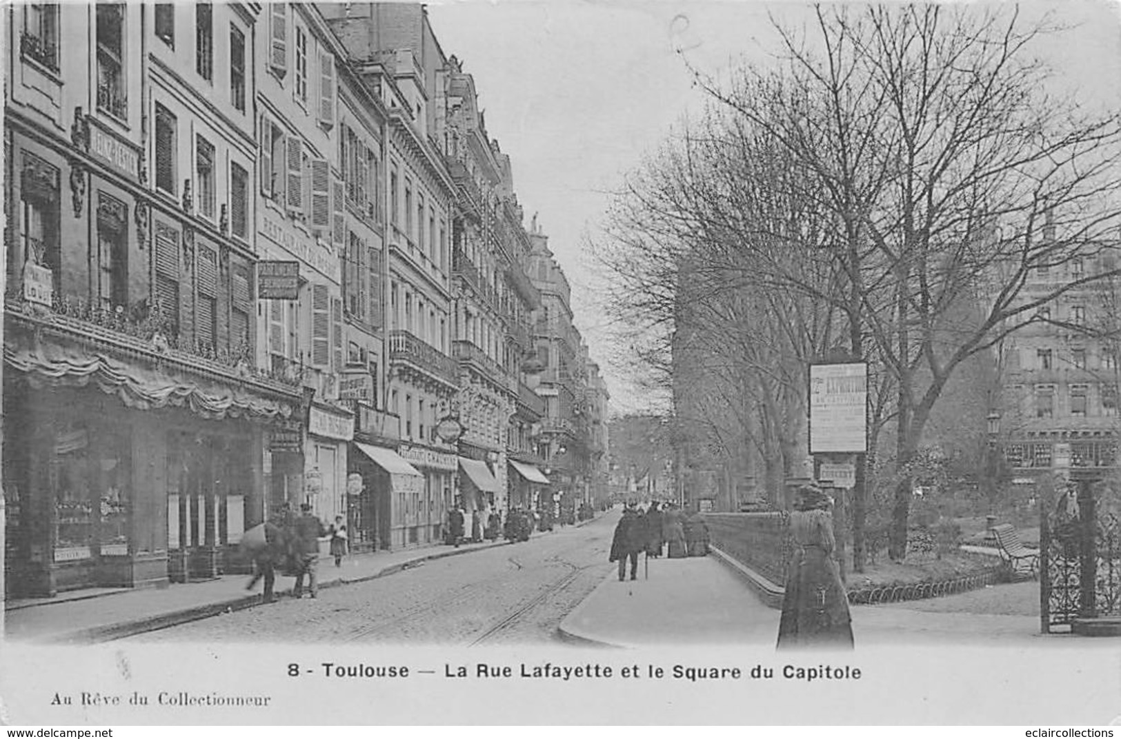 Toulouse     31     3 Cartes Sur Allée Et Place Lafayette     (Voir Scan) - Toulouse