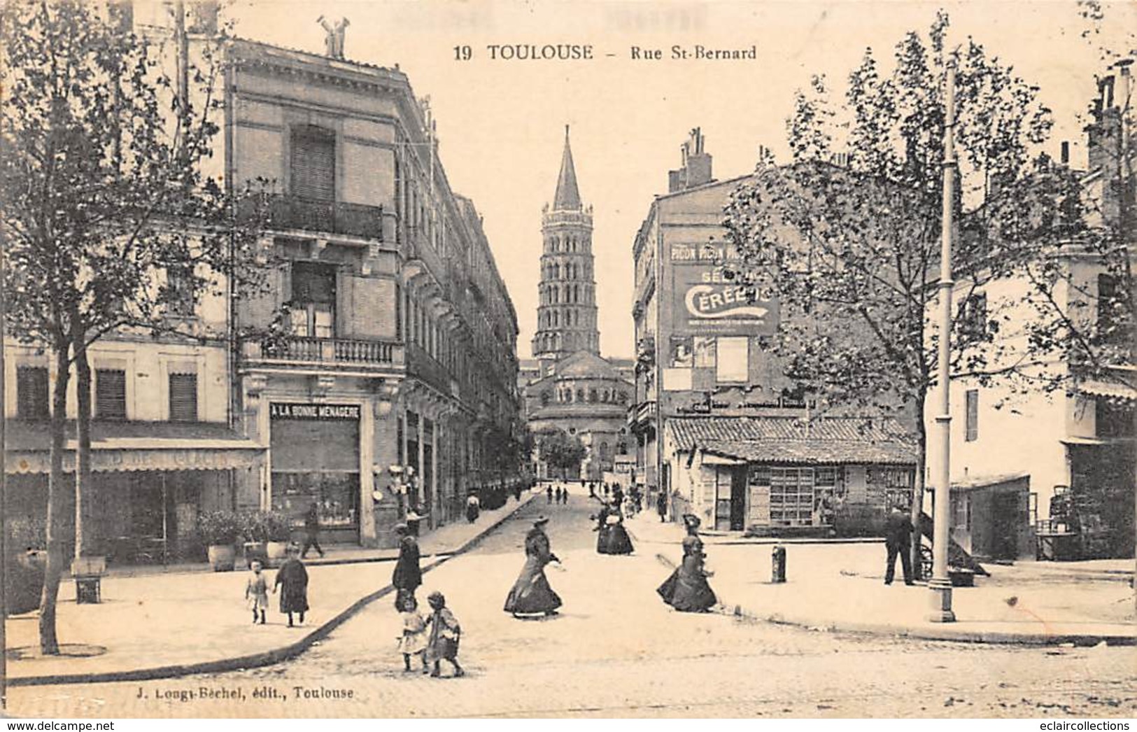 Toulouse     31      Rue St Bernard  Cachet Commissaire Militaire     (Voir Scan) - Toulouse