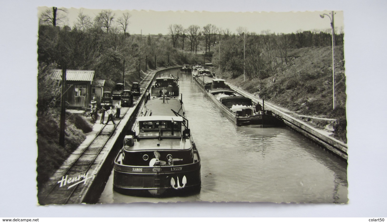 PONT, CANAL , PENICHE , LAY-SAINT-REMY . - Autres & Non Classés