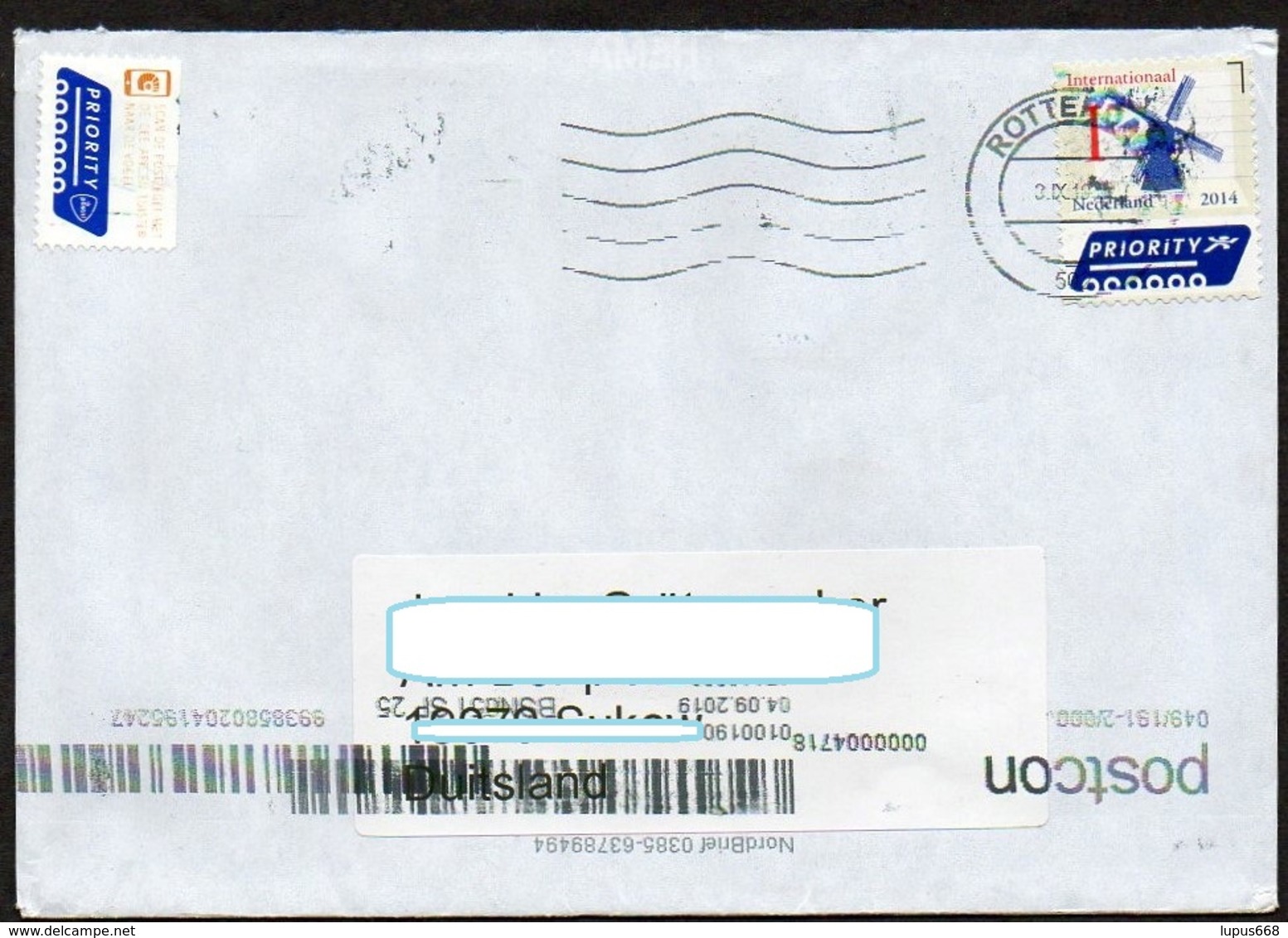 Niederlande In Kooperation Mit Deutscher Privatpost Postcon + NordBrief  2019 MiNr. 3204 - Briefe U. Dokumente