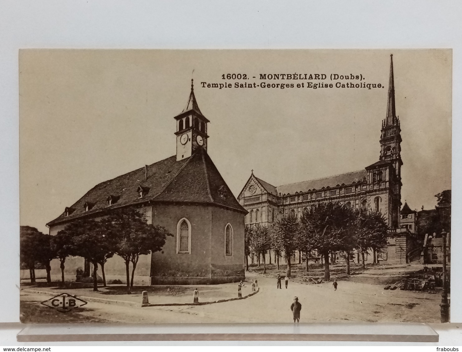 25 - MONTBELIARD - TEMPLE SAINT GEORGES ET EGLISE CATHOLIQUE - Montbéliard