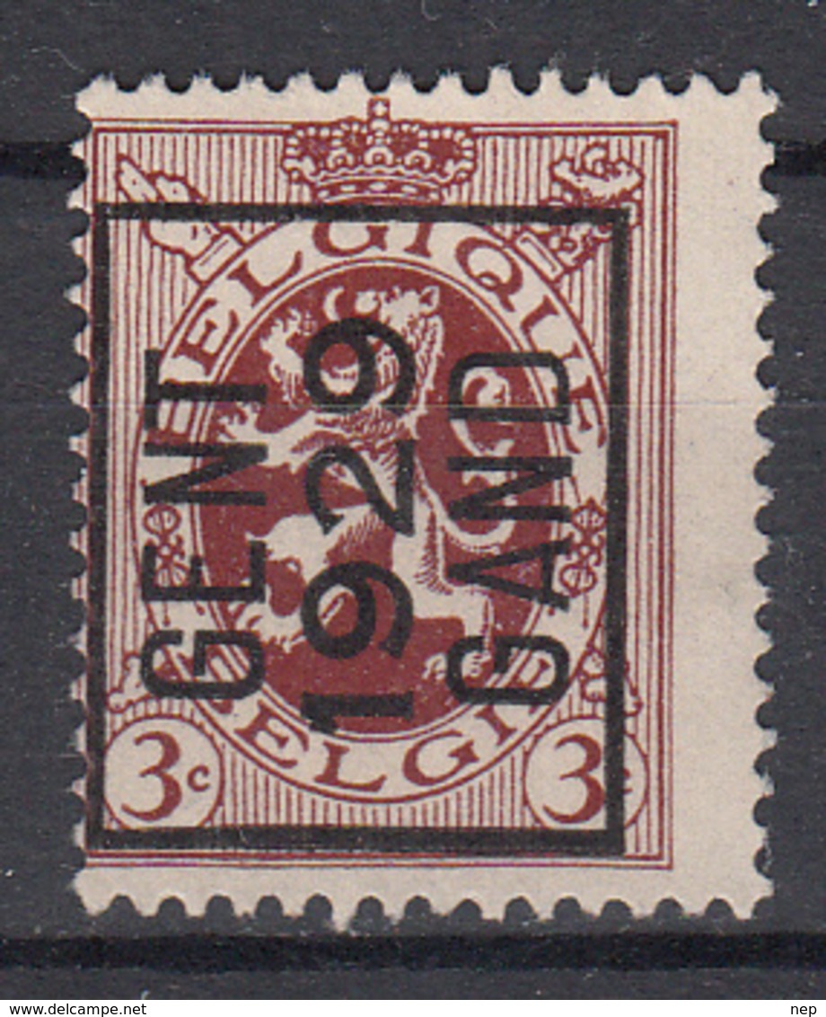 BELGIË - PREO - Nr 204 A - GENT 1929 GAND - (*) - Typografisch 1929-37 (Heraldieke Leeuw)