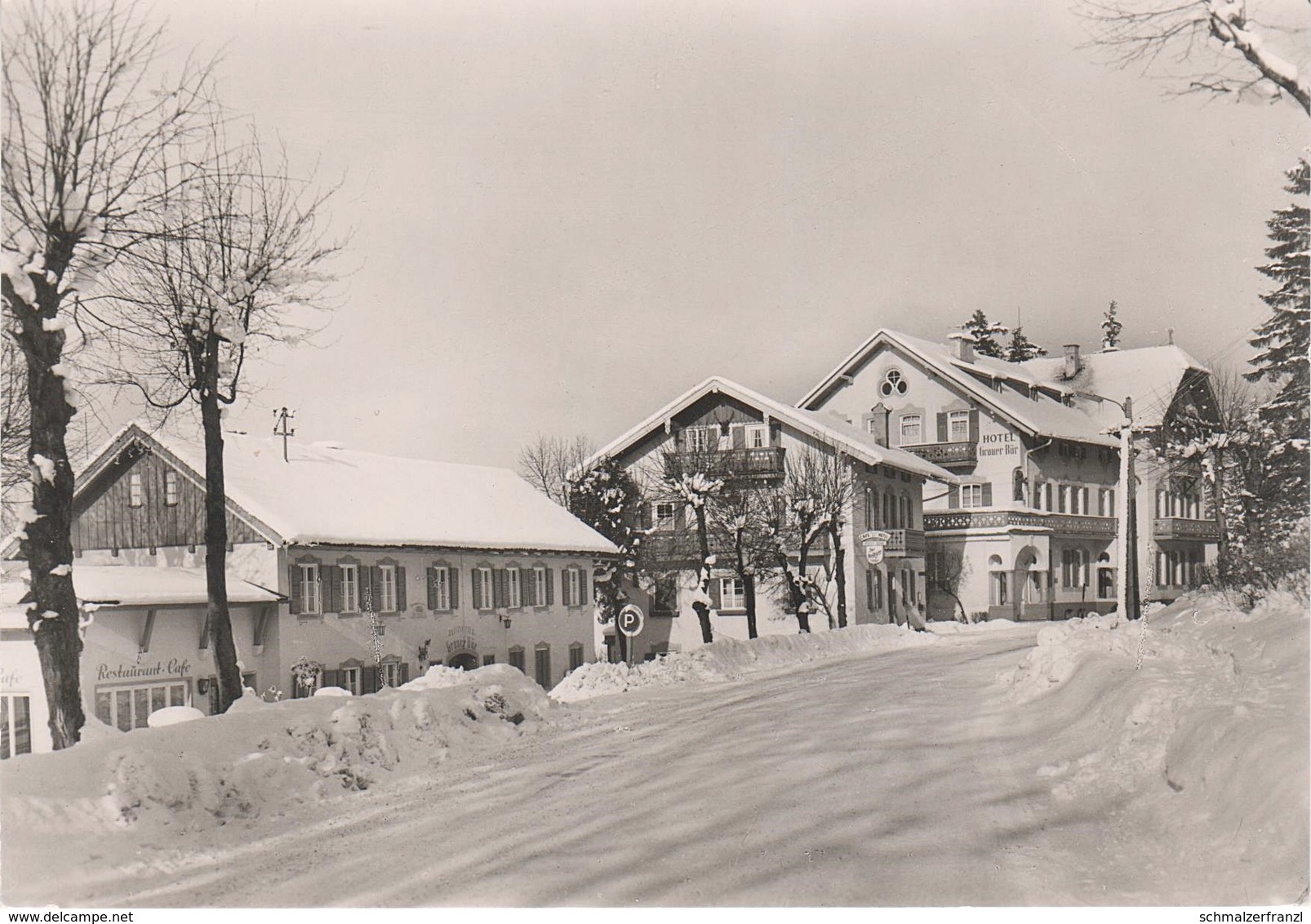 AK Kochel Am See Seehotel Hotel Cafe Restaurant Grauer Bär A Schlehdorf Großweil Ohlstadt Benediktbeuern Murnau Penzberg - Penzberg