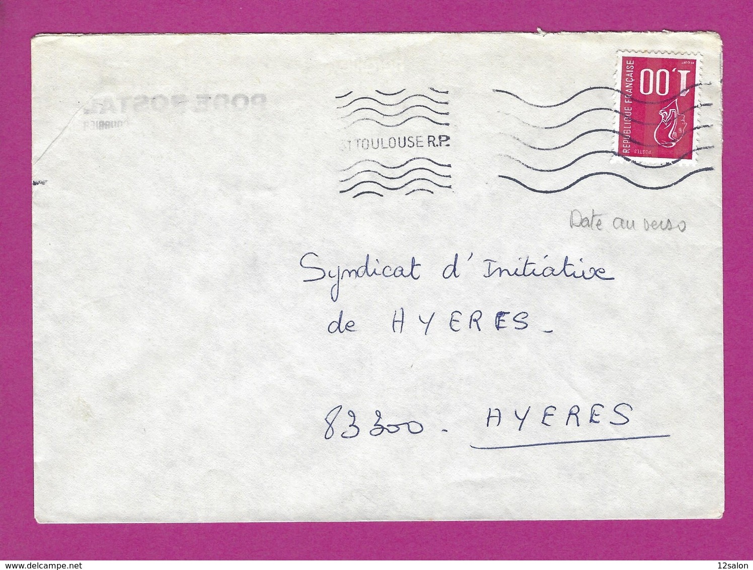 LETTRE " BLOC DE MONTARGIS " TOULOUSE RP - Mechanical Postmarks (Advertisement)