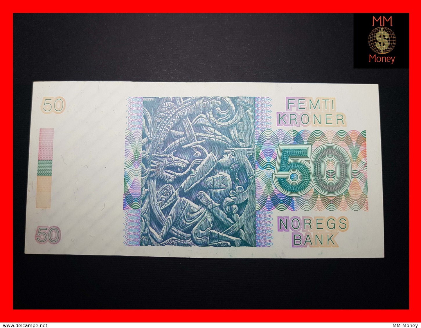 NORWAY 50 Kroner 1990  P. 42 E   XF \ AU - Norvège