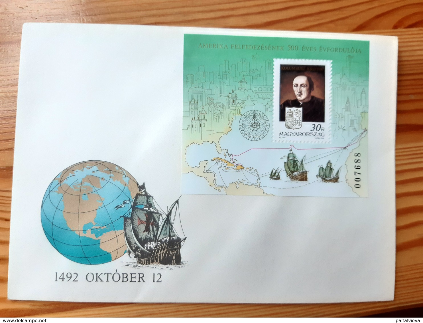 Stamps On Envelope, Hungary 1991. - America - Brieven En Documenten
