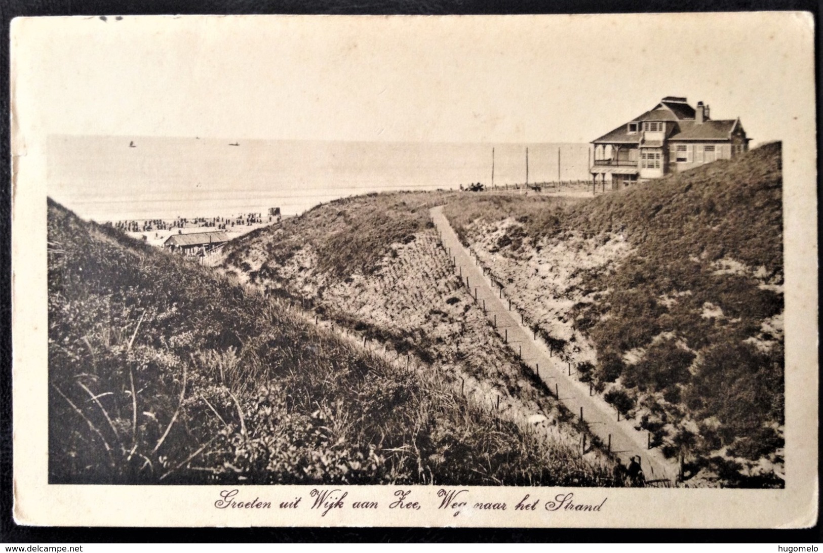 Netherlands, Circulated Postcard,  "Landscapes", "Architecture", "Wijk Aan Zee", 1924 - Wijk Aan Zee