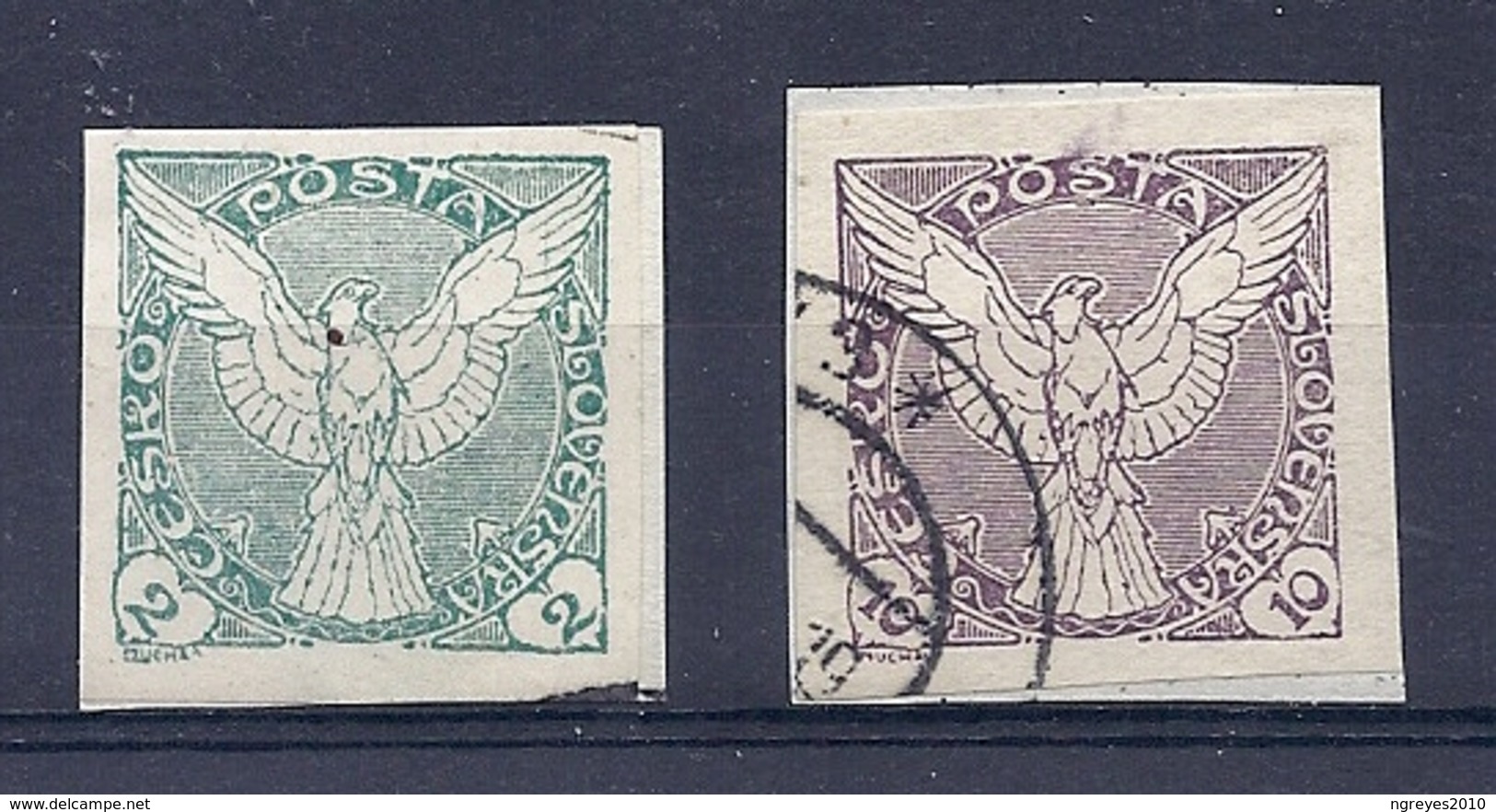 200033900  CHECOSLOVAQUIA  YVERT  T.P.J.  Nº  1/4 - Newspaper Stamps