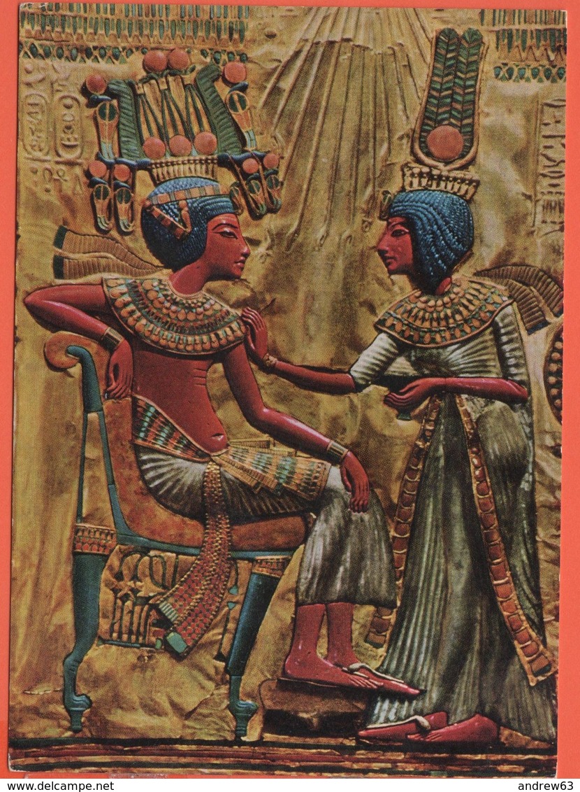 EGITTO - EGYPTE - Egypt - Kairo - Ägyptisches Museum - Die Meister, Der Schatz Des Tutanchamun - Der Königsthron - Wrote - Musées