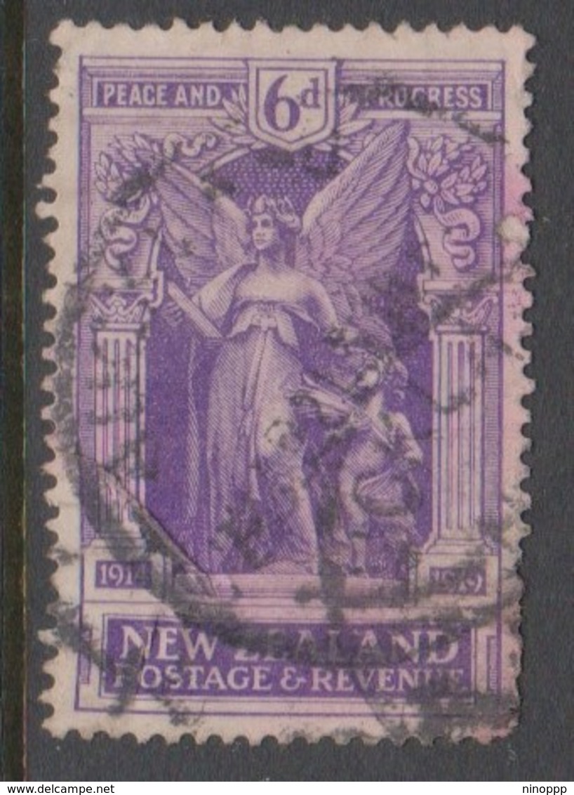 New Zealand SG 457 1920 Victory, Six  Pence Violet,used - Gebruikt