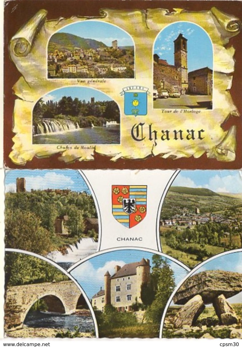 CP Chanac, Vues Multiples, Vue Générale Etc... 8 Cartes Postales.... Lot B - Chanac