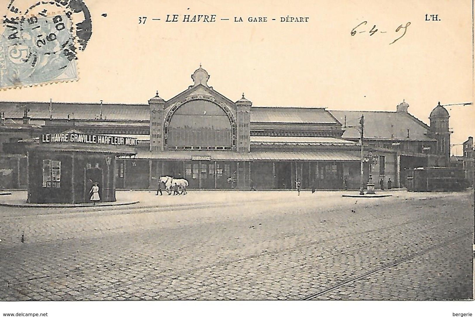 76      Le Havre     La Gare    - Départ - Bahnhof