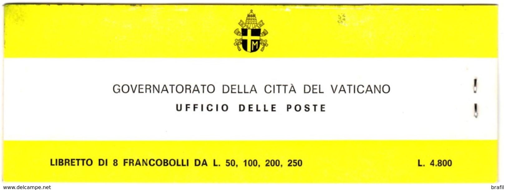 1982 Vaticano, Libretto Nr.1 Usato Il 08.03.1982 - Carnets